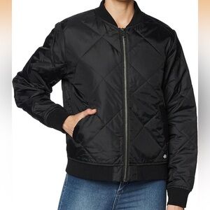 Dickies Women's Black Bomber Jacket